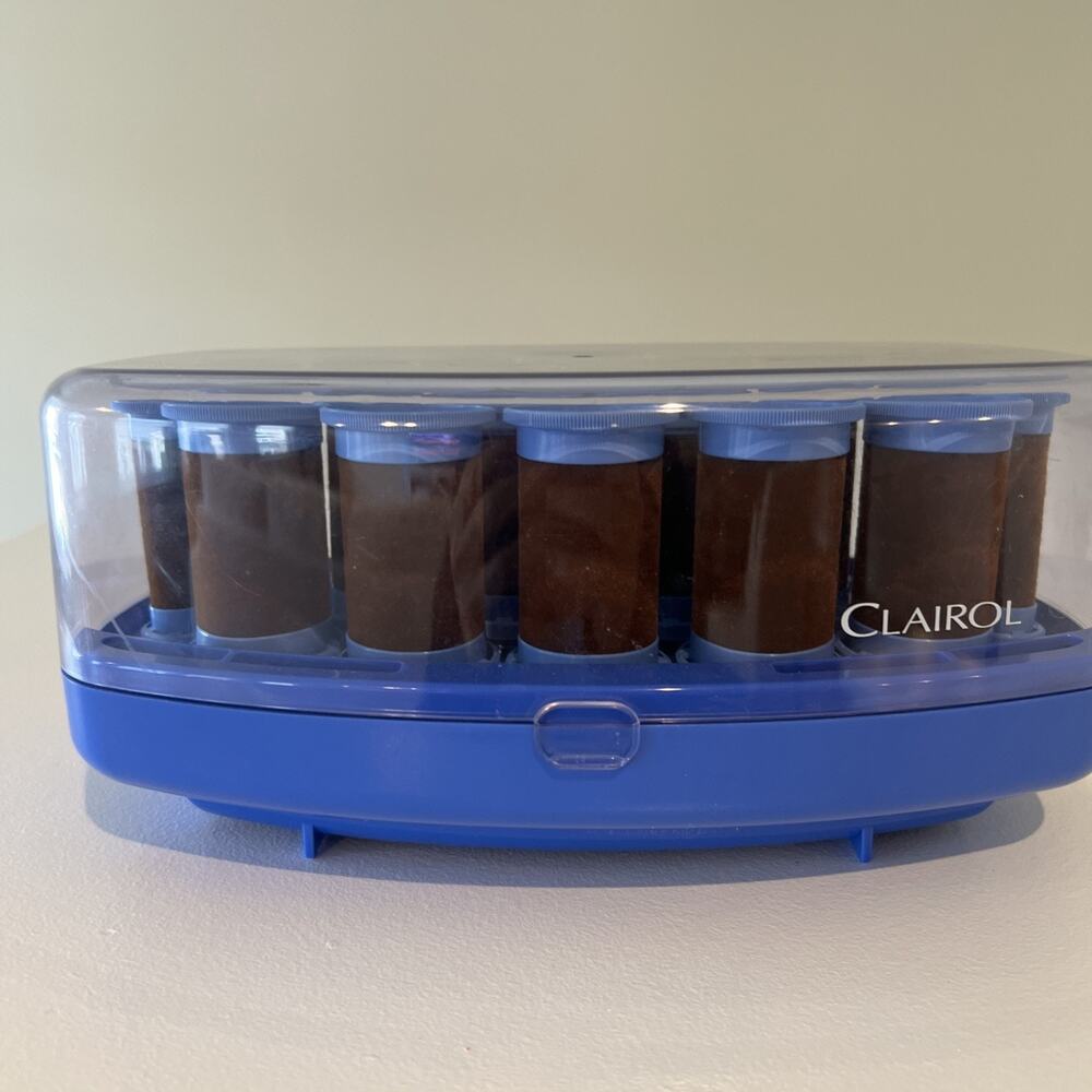 Clairol Swing Setter VH-20 Velvet Flocked 20 Hot Rollers With Clips